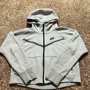 Women’s Gray Nike XS Cropped zip up